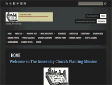 Tablet Screenshot of citiesforchrist.org